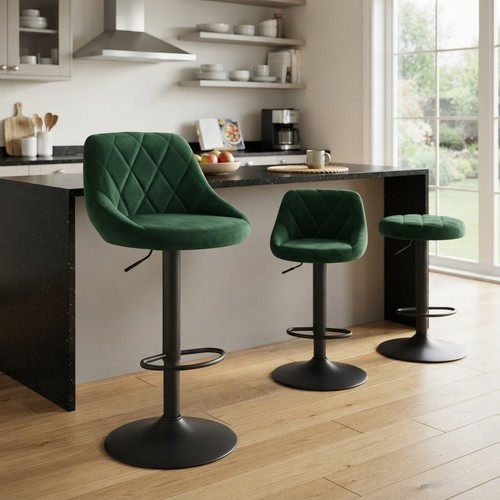 Luxurious dark green swivel - dark,