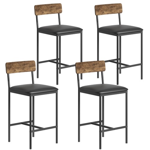 Bar stool 4pcs - 4pcs, upholstered