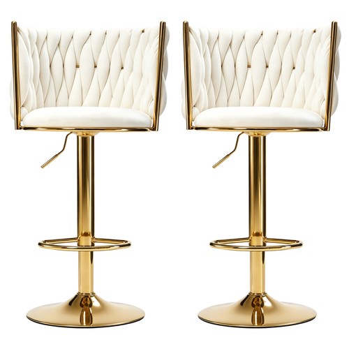 Luxury bar stools gold - bar,