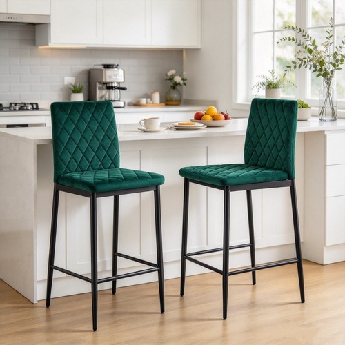 Bar stools set green - bar,