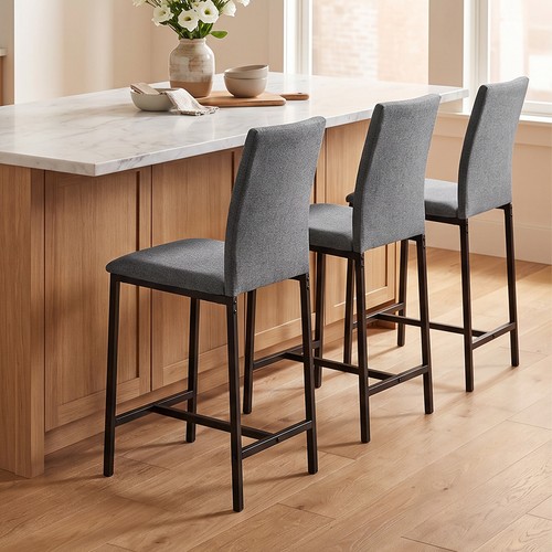 4pcs linen bar stools counter - stools,